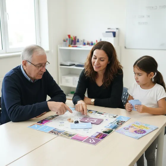 משחק גלגלים מסתובבים לשיקום דיבור | Rehabilitation speech therapy board game